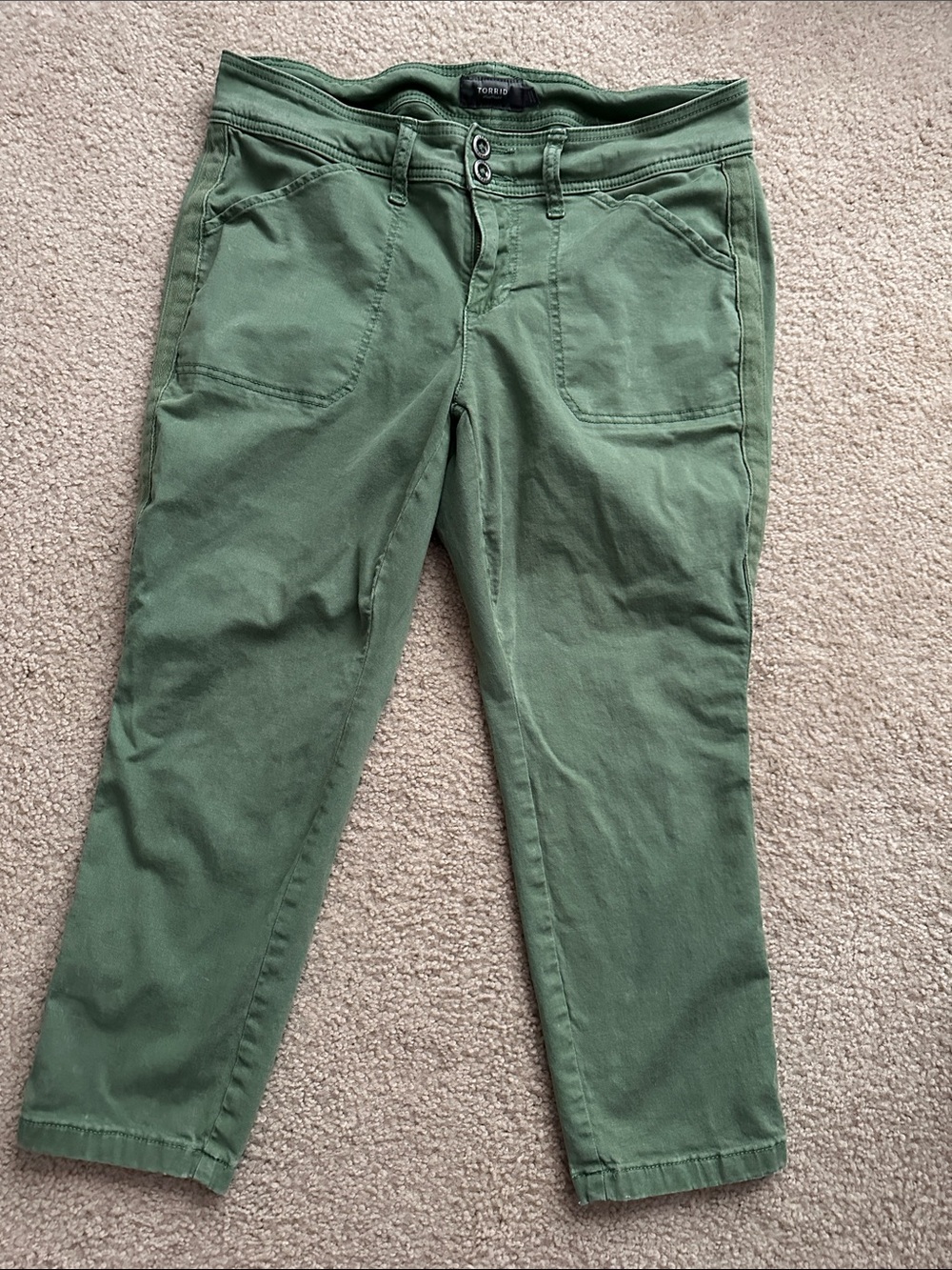 torrid Green High-Rise Casual Pants